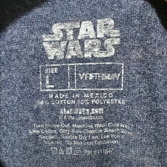 Star Wars YODA Navy Blue Graphic T-Shirt - Picture 7 of 7